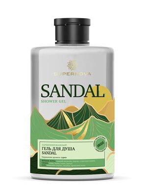 SUPERNOVA Парфюмированный гель для душа Sandal, 400 мл