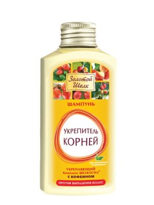 Шампунь для укрепления корней и от / против выпадения волос "Золотой Шелк", 90 мл